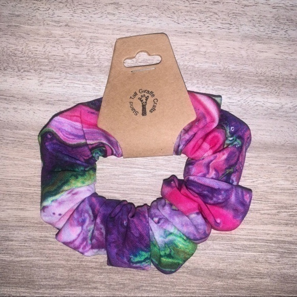 $7ea or 3/$15 Space/ Galaxy hair Scrunchie handmade new